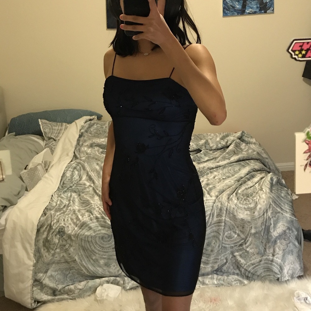 Cache mini navy blue dress